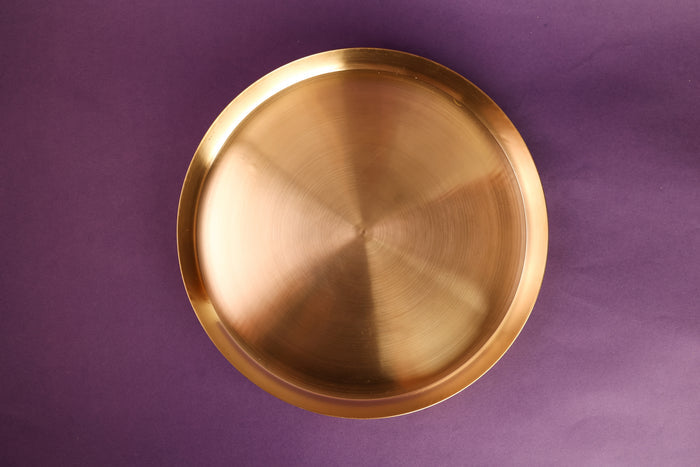 Basant Kansa Thali Płatę 13"
