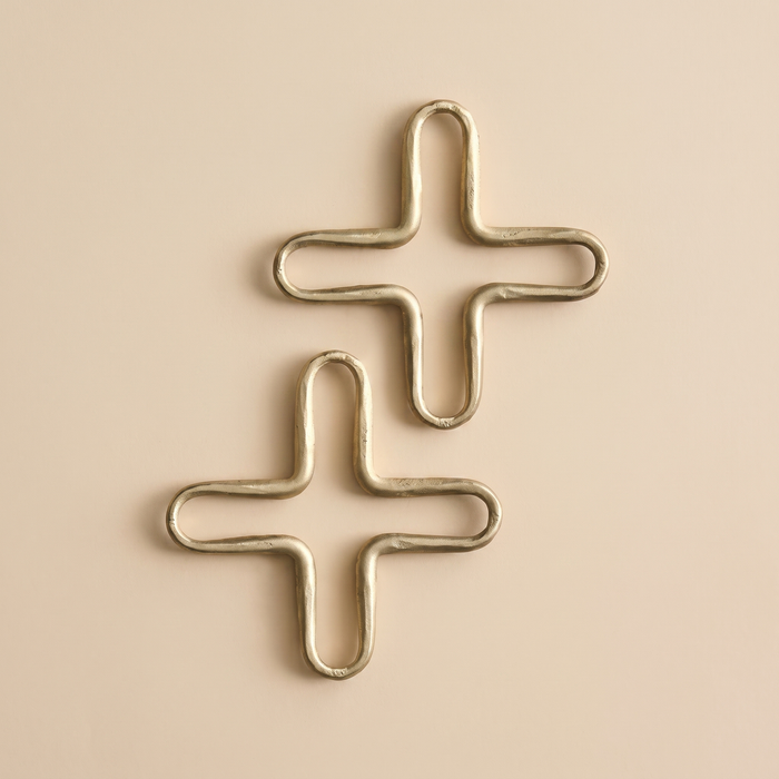 Brass Mini Trivets - Set of 2