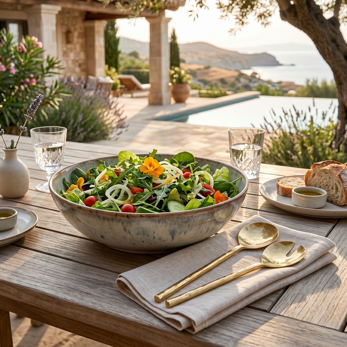Brass Salad Servers