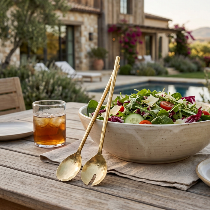 Brass Salad Servers