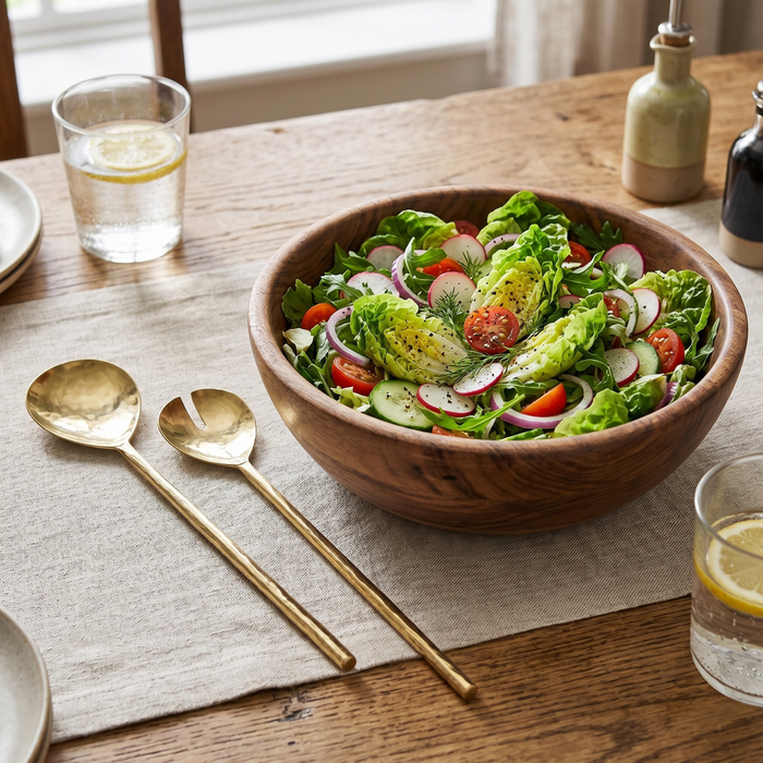 Brass Salad Servers