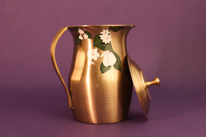Chameli Kansa Jug and Glass set