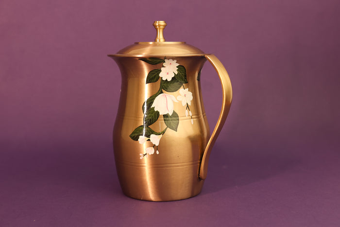 Chameli Kansa Jug and Glass set