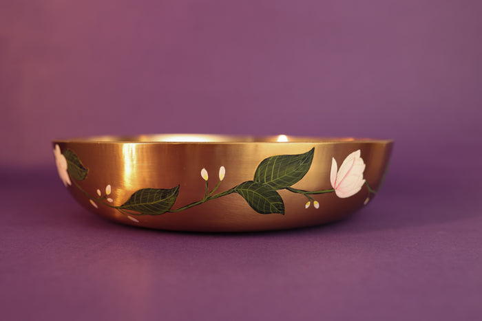 Chameli Kansa Serving Bowl Large