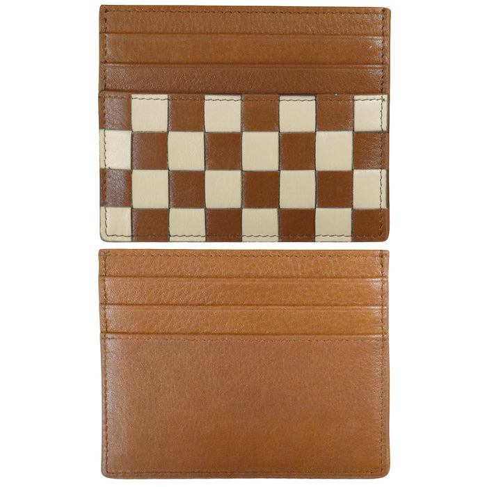 CHECKERBOARD CARD CASE