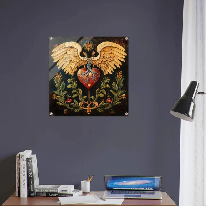 Framed Canvas / 60x60 cm / 24x24″ / -
