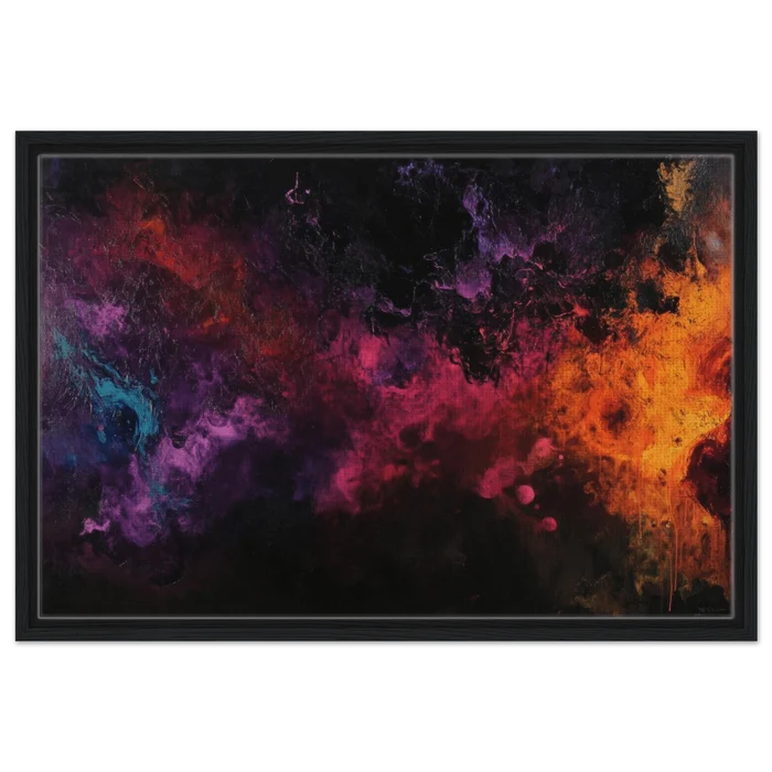 Chromatic Abyss A dark infinite void punctured 2 - Shop Ai Art WebShop - Digital Art online Store