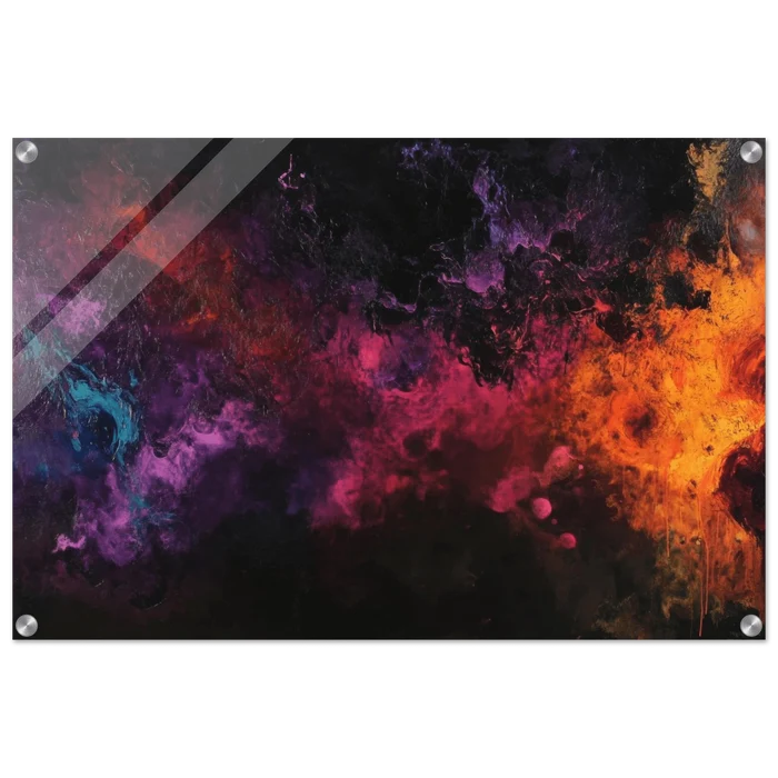 Chromatic Abyss A dark infinite void punctured 2 - Shop Ai Art WebShop - Digital Art online Store