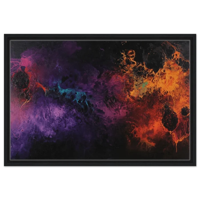 Chromatic Abyss A dark infinite void punctured 4 - Shop Ai Art WebShop - Digital Art online Store