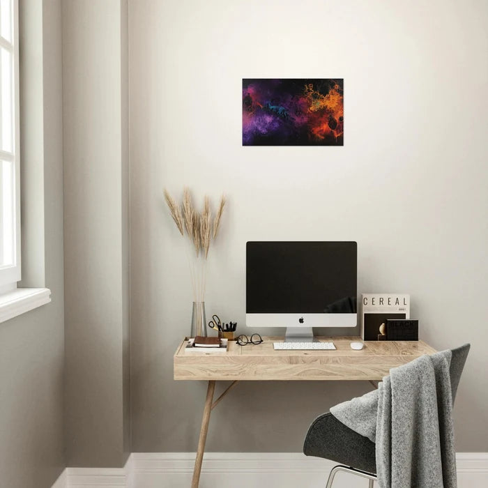 Chromatic Abyss A dark infinite void punctured 4 - Shop Ai Art WebShop - Digital Art online Store