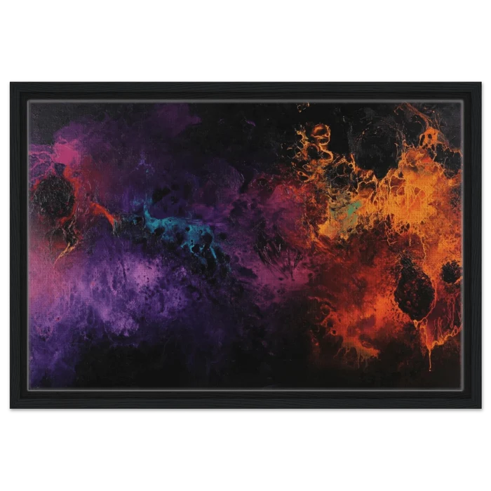Chromatic Abyss A dark infinite void punctured 4 - Shop Ai Art WebShop - Digital Art online Store