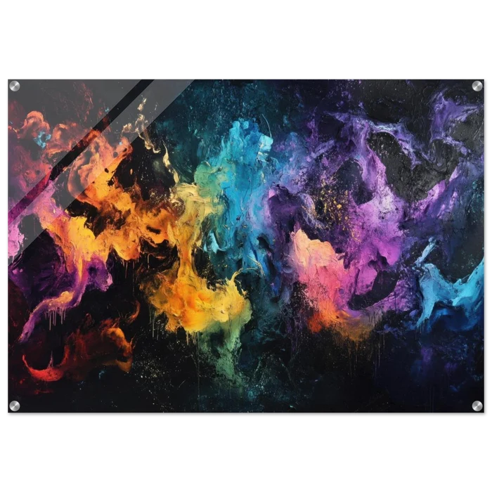 Chromatic Abyss A dark infinite void punctured - Shop Ai Art WebShop - Digital Art online Store