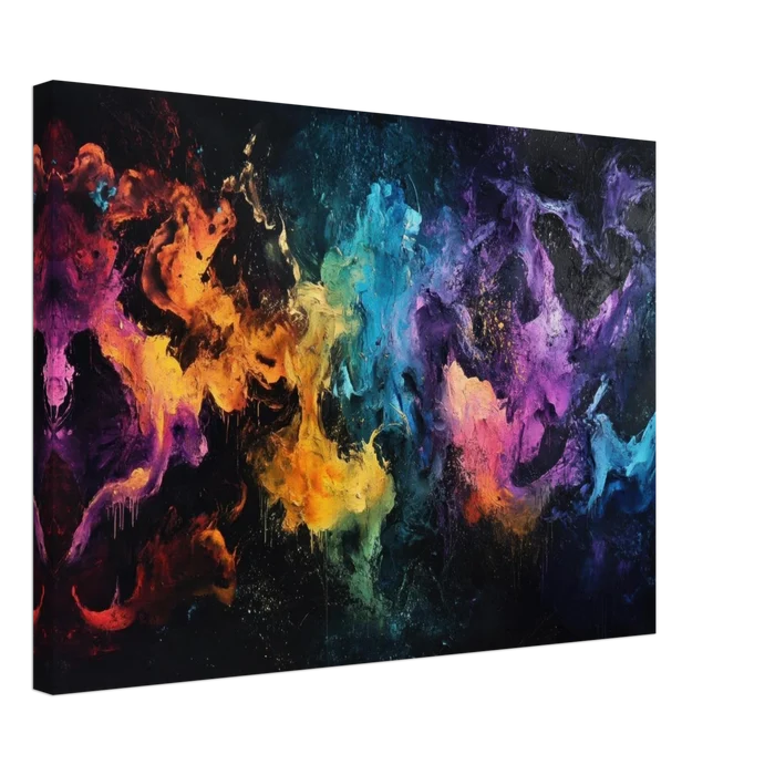Chromatic Abyss A dark infinite void punctured - Shop Ai Art WebShop - Digital Art online Store