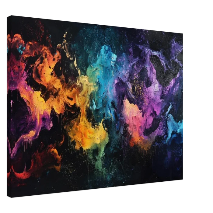 Chromatic Abyss A dark infinite void punctured - Shop Ai Art WebShop - Digital Art online Store