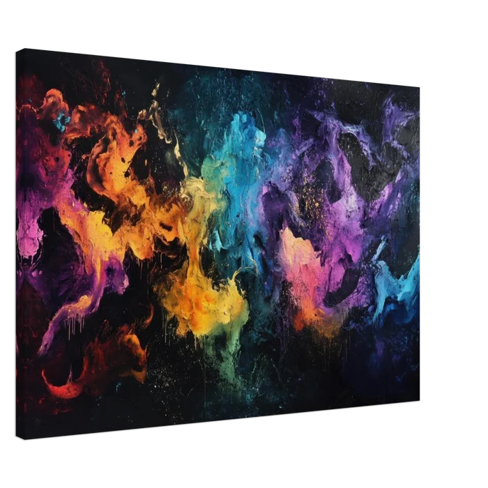 Chromatic Abyss A dark infinite void punctured - Shop Ai Art WebShop - Digital Art online Store