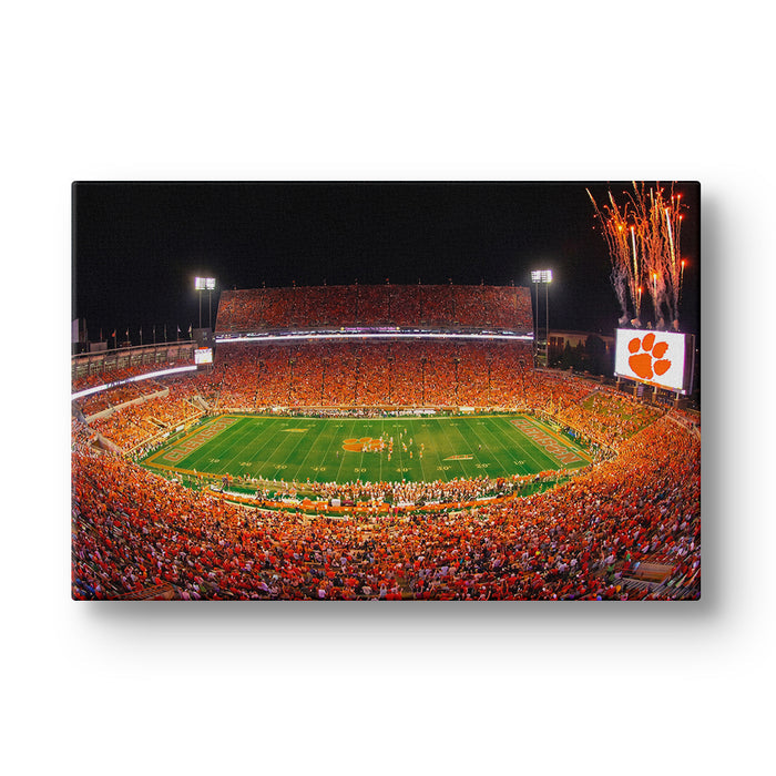 Clemson Tigers - Clemson Memorial Stadium - College Wall Art #Canvas