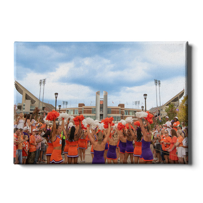 Clemson Tigers - Memorial Stadium Cheer - College Wall Art #Canvas