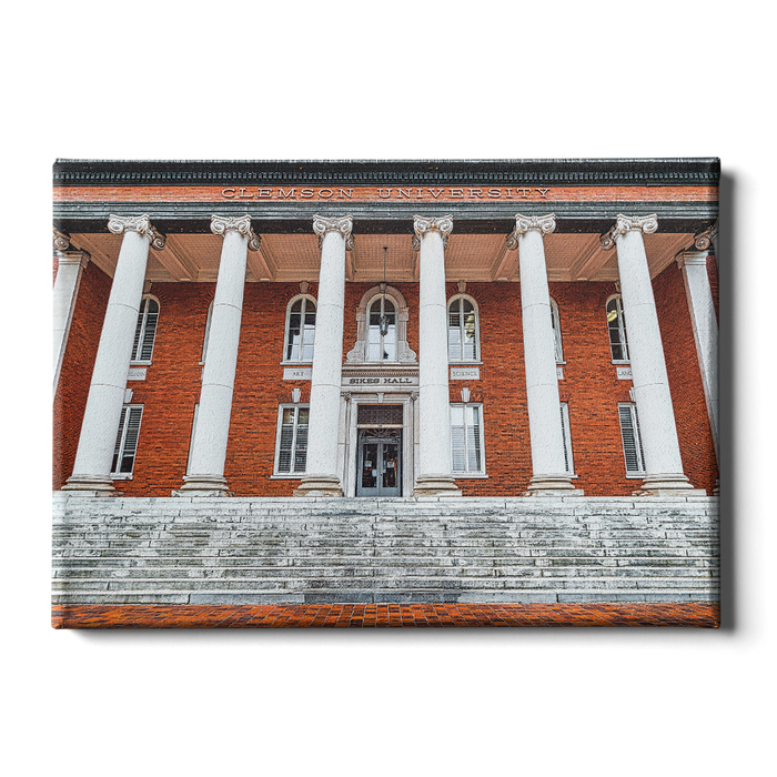 Clemson Tigers - Sikes Hall - College Wall Art #Canvas