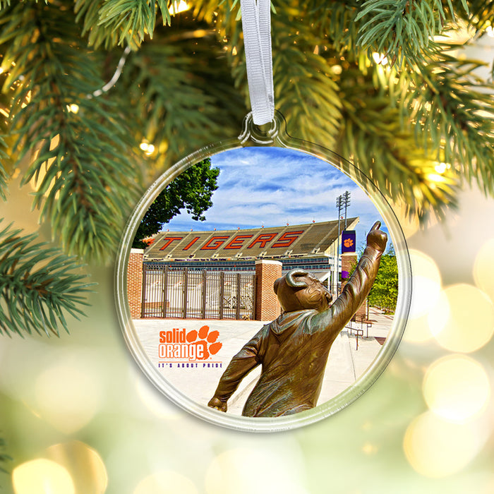 Clemson Tigers - Solid Orange Ornament & Bag Tag