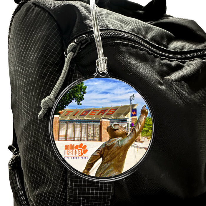 Clemson Tigers - Solid Orange Ornament & Bag Tag