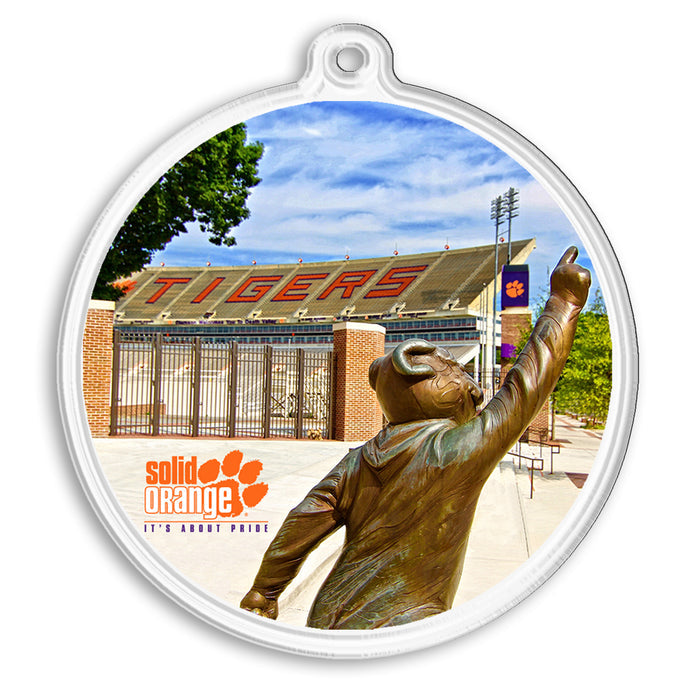 Clemson Tigers - Solid Orange Ornament & Bag Tag