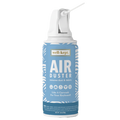 Blue wave print Well-Kept Air Duster spray can, removes dust and debris, "Like A Carwash For Your Keyboard," product cutout