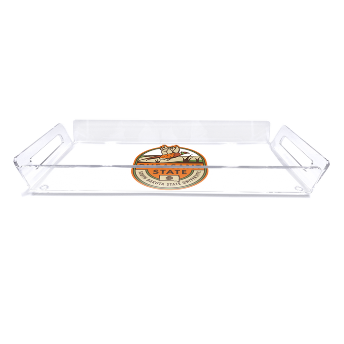 Dakota State Jackrabbits - Pheasant State Shield Decorative Serving Tray