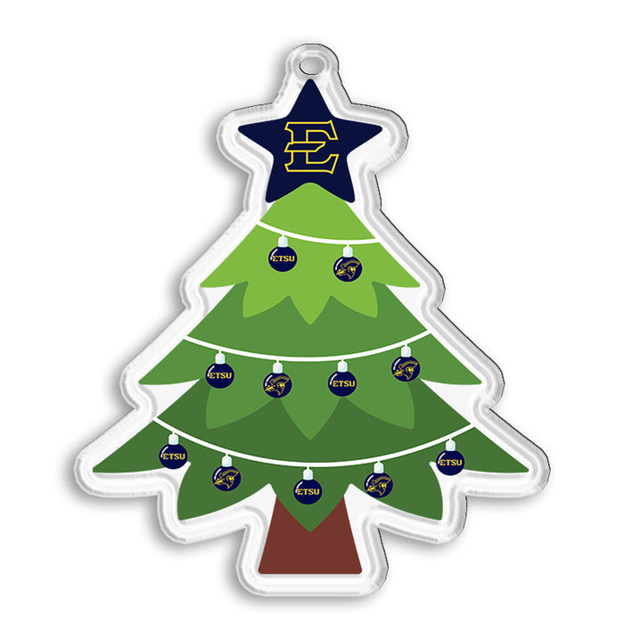 ETSU Bucs - ETSU Christmas Tree Ornament