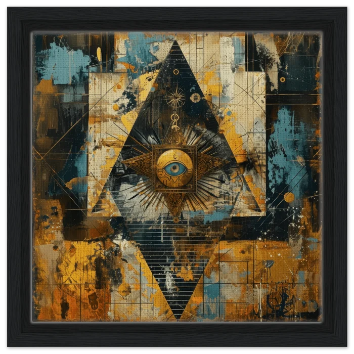 Eye of horus abstract style 2 - Shop Ai Art WebShop - Digital Art online Store
