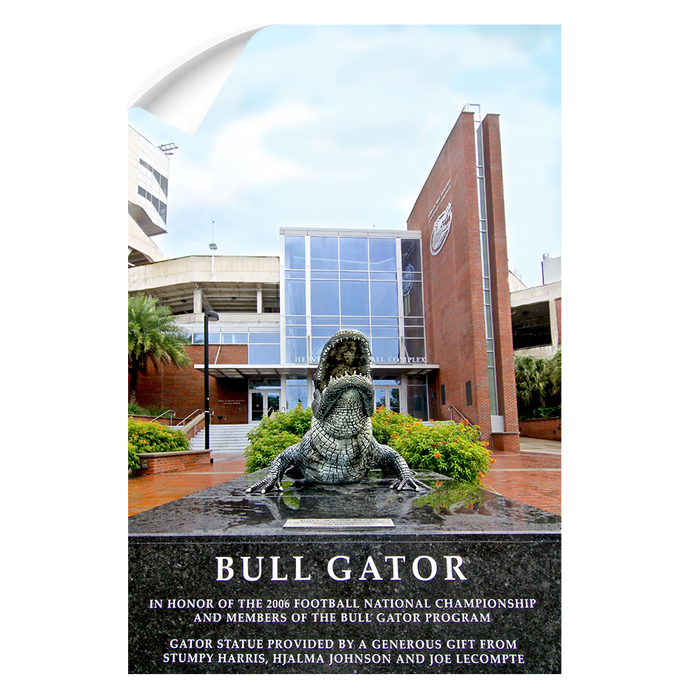 Florida Gators - Bull Gator - College Wall Art #Wall Decal