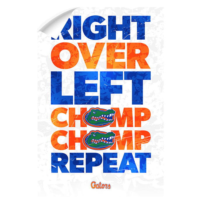 Florida Gators - Chomp Chomp - College Wall Art #Wall Decal