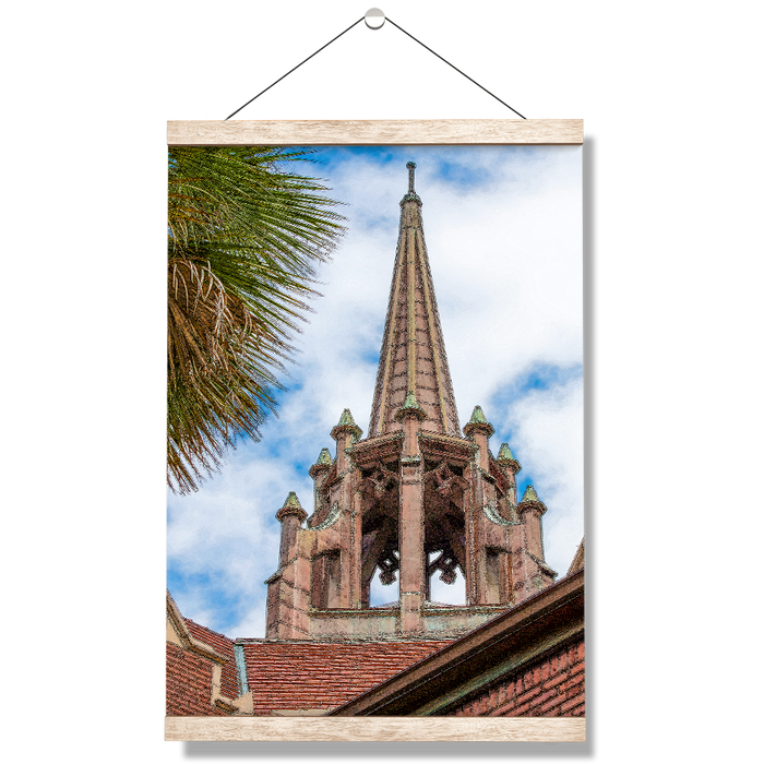 Florida Gators - Church Steeple - College Wall Art #Hanging Canvas