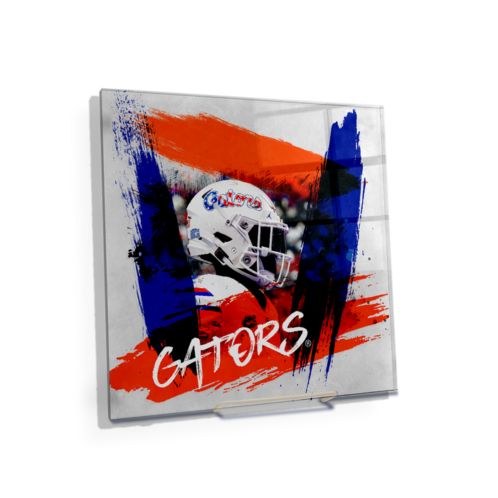 Florida Gators - Florida Gators Paint Splash - College Wall Art #Acrylic Mini