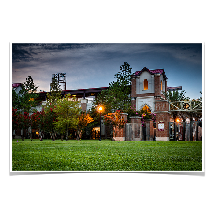 Florida State Seminoles - Dick Howser at Dusk - College Wall Art #Poster