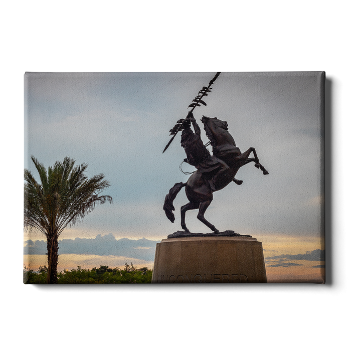 Florida State Seminoles - Unconquered Sunset Skies - College Wall Art #Canvas