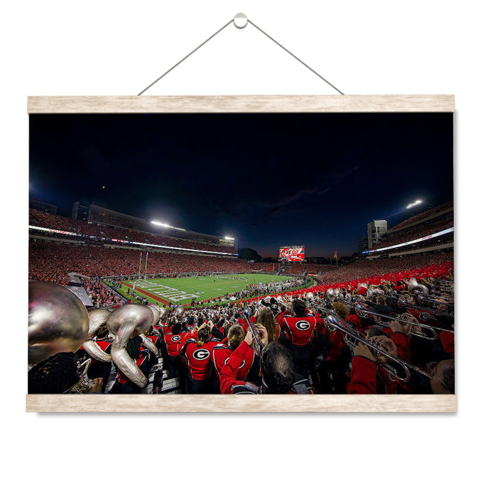 Georgia Bulldogs - Redcoat Third Down - College Wall Art #Hanging Canvas