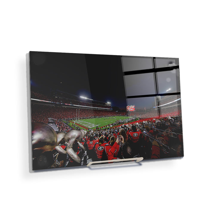 Georgia Bulldogs - Redcoat Third Down - College Wall Art #Acrylic Mini