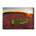 Georgia Bulldogs - Sanford Stadium Sunset - College Wall Art #Canvas