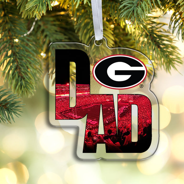 Georgia Bulldogs - UGA Dad Bag Tag