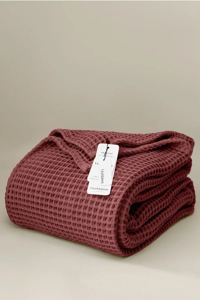 Burgundy / 2xPillowcase 20x30"/50x70 cm