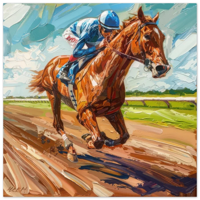 Horse Racing - Shop Ai Art WebShop - Digital Art online Store