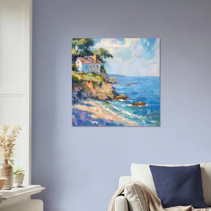 Impressionism coastal style beach feeling 1 - Shop Ai Art WebShop - Digital Art online Store