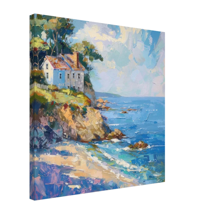 Impressionism coastal style beach feeling 1 - Shop Ai Art WebShop - Digital Art online Store