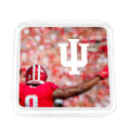 Indiana Hoosiers - Indiana Football Motion with IU Mark Acrylic Drink Coaster