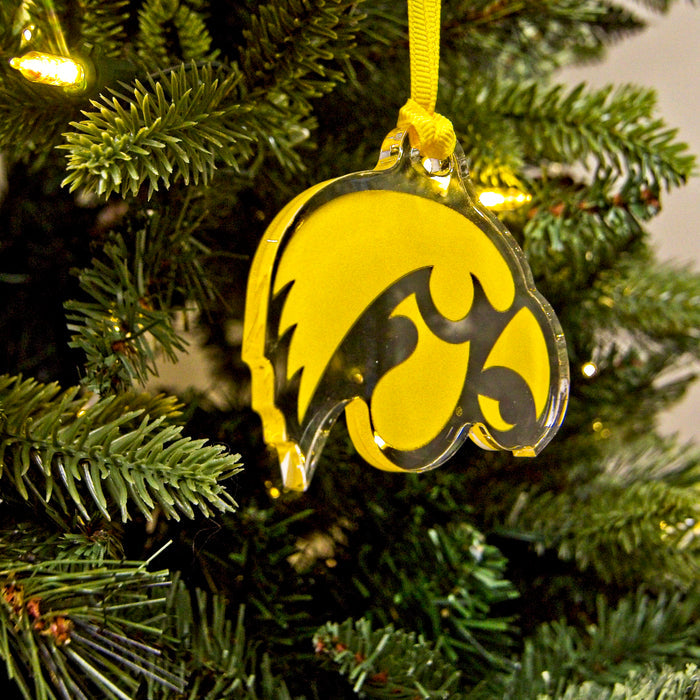 Iowa Hawkeyes - Hawkeye Gold Tigerhawk Ornament & Bag Tag