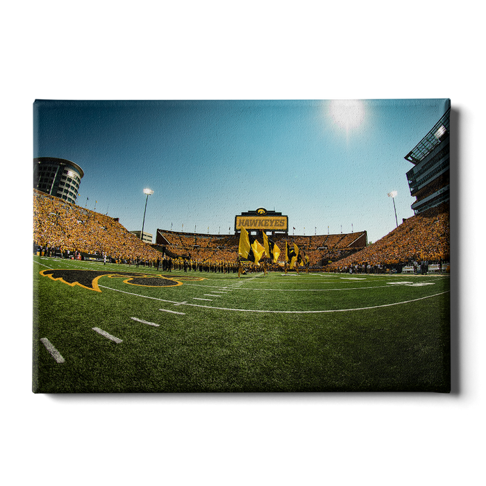 Iowa Hawkeyes - Hawkeyes Gold Game - College Wall Art #Canvas