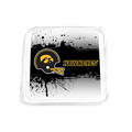 Iowa Hawkeyes - Iowa Black Helmet Hawkeyes Drink Coaster