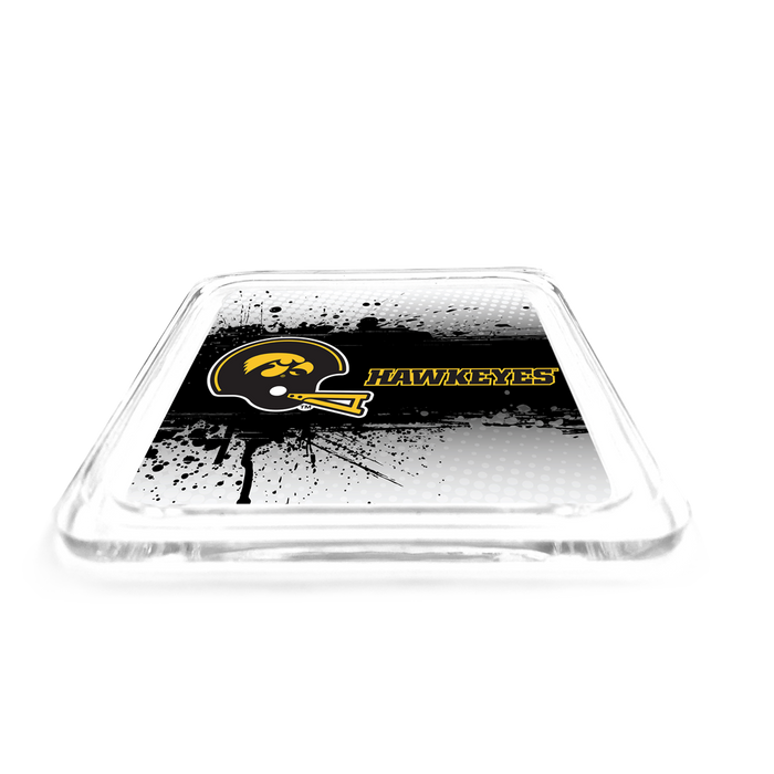 Iowa Hawkeyes - Iowa Black Helmet Hawkeyes Drink Coaster