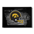 Iowa Hawkeyes - Iowa's Football State - College Wall Art #Canvas