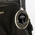 Iowa State Cyclones - Black White Helmet Ornament & Bag Tag